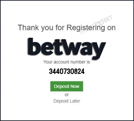 what is my betway account number